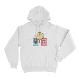 Fields Of Mistria Beach Day Pixel Art Unisex Unisex Hoodie White