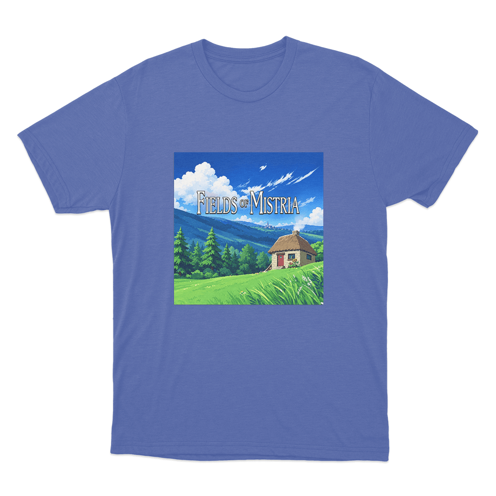 Fields Of Mistria Countryside Cottage Unisex T Shirt Blue Fields Of Mistria Countryside Cottage Unisex T Shirt Blue