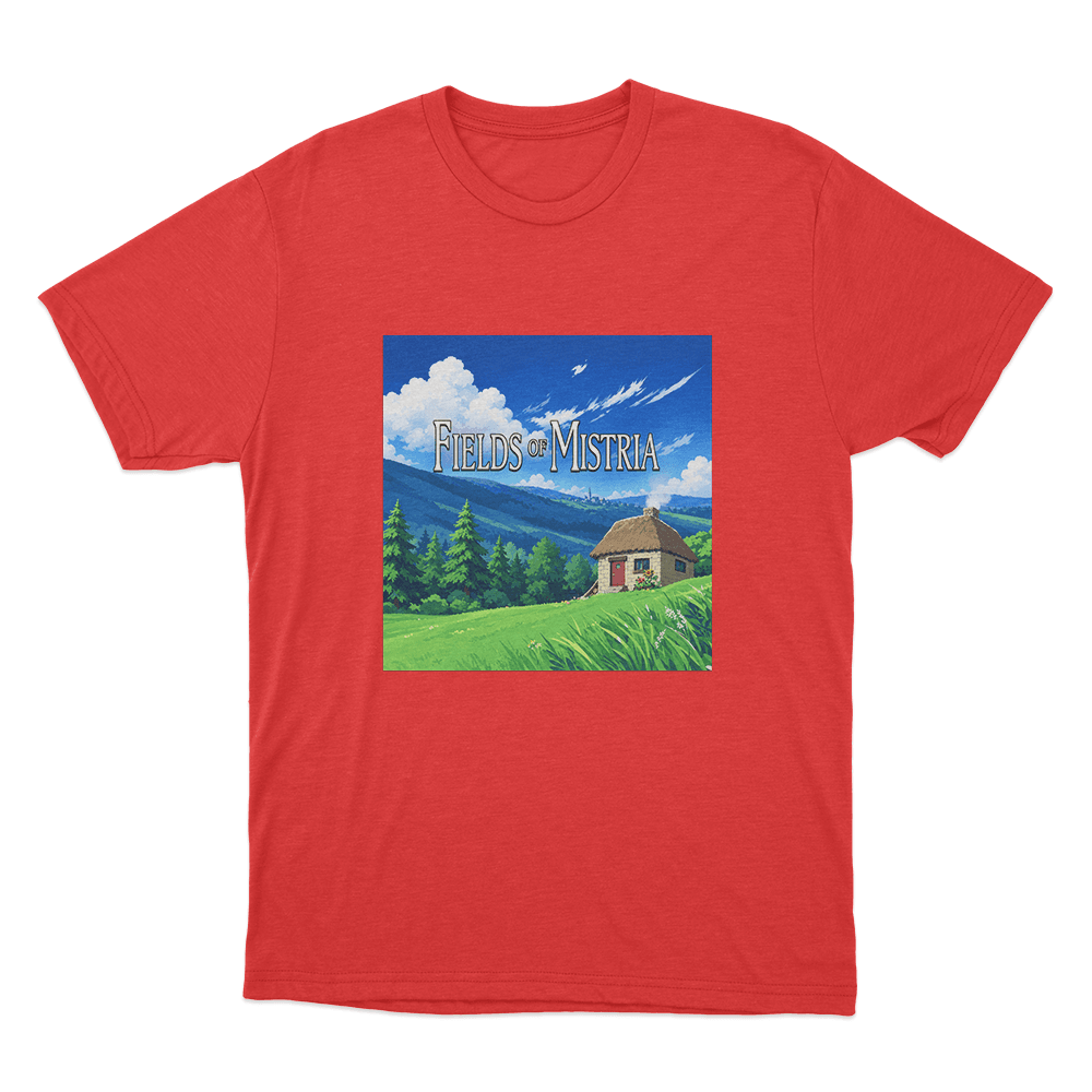Fields Of Mistria Countryside Cottage Unisex T Shirt Red Fields Of Mistria Countryside Cottage Unisex T Shirt Red