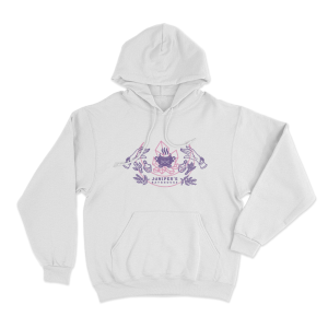 Junipers Bathhouse Unisex Hoodie White